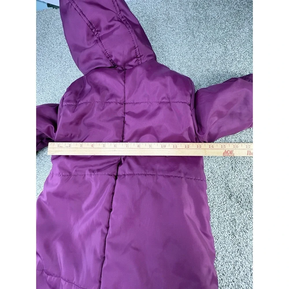 Pink Platinum‎ Toddler Girls 18-24 Months Purple One Piece Snowsuit Hooded Lined